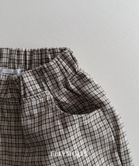 229[予約]ELLYMOLLY dayfit check shorts