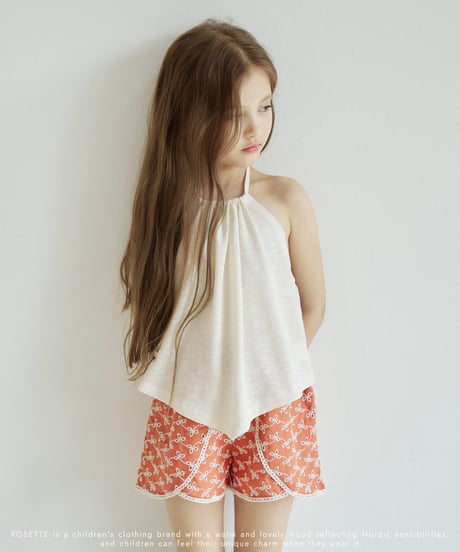 7[予約]ROSETTE summer halter t