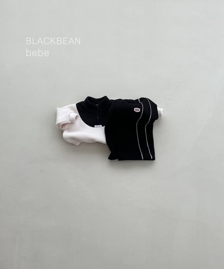 15[予約]blackbean wolf baby zip-up tee(baby)