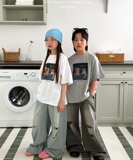 45[予約]matilda&lee cinema puppy tee