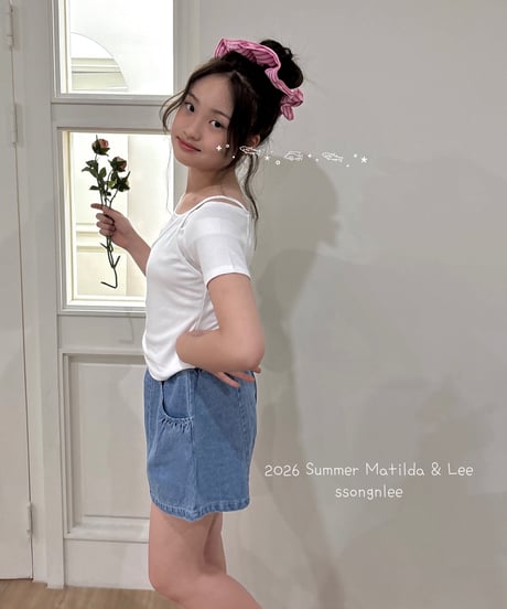 12[予約]matilda&lee unfoot strap tee