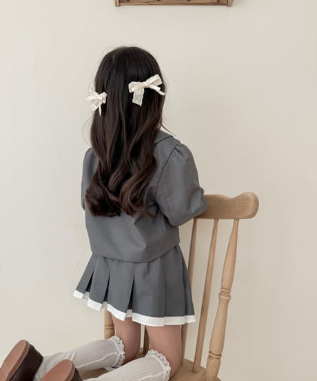 [即納]ELLYMOLLY shushu crop jk