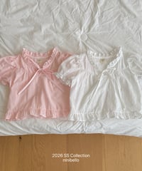 35[予約]ninibello rosie embroidered blouse