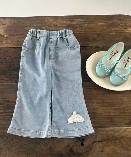 26[予約]aiai sweet umbrella denim pants