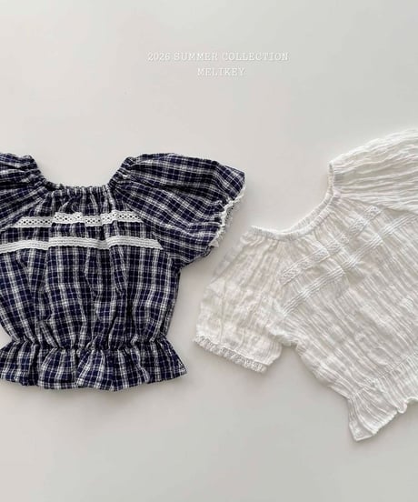 65[予約]melikey vivi lace blouse