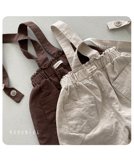 37[予約]nunubiel cool suspender pants