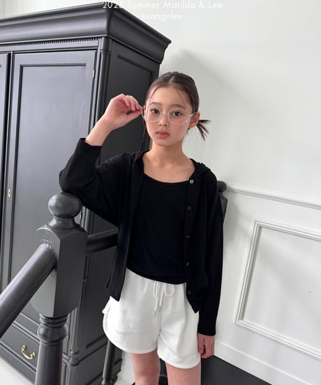 90[予約]matilda&lee summer hooded cardigan