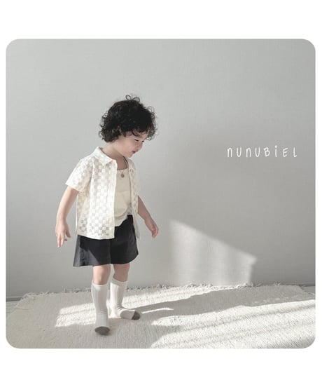 33[予約]nunubiel quadrangle shirts