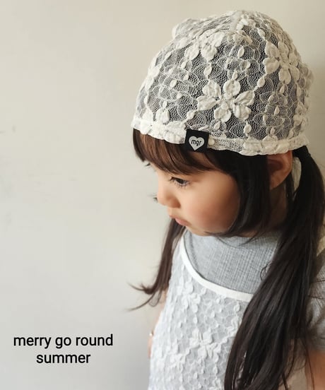 11[予約]merry go round lace beanie