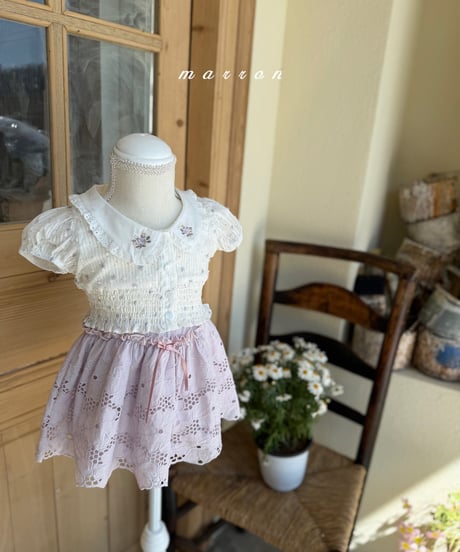 25[予約]marron lilac skirt(XS-L)