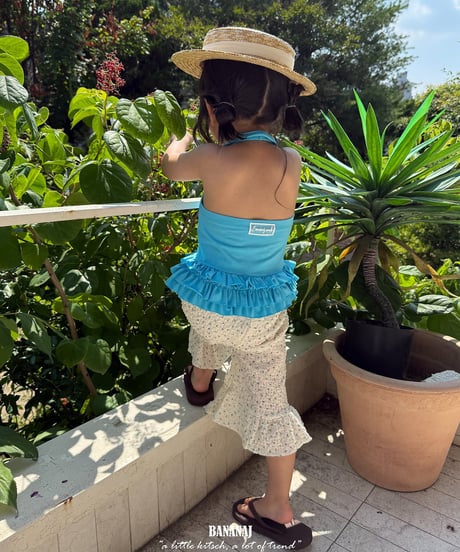 52[予約]BANANAJ tina tiered halter top