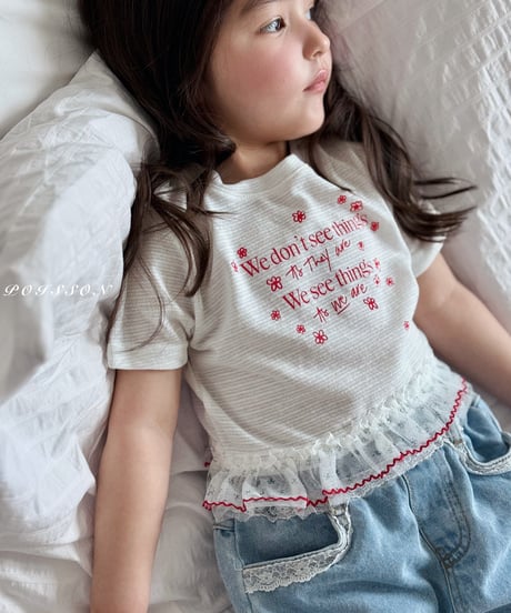 8[予約]poisson bloom puff tee