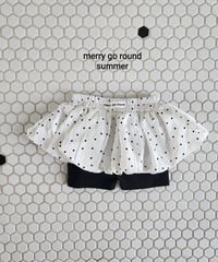 39[予約]merry go round dot skirt pants