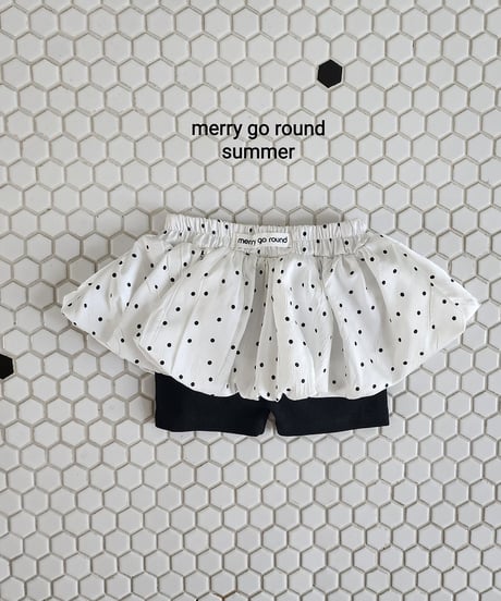 39[予約]merry go round dot skirt pants