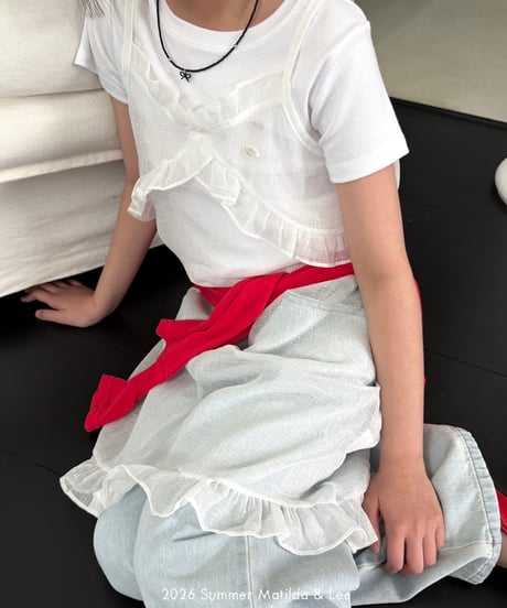80[予約]matilda&lee see through frill ops