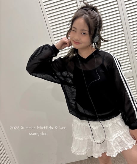 53[予約]matilda&lee two line mesh tee