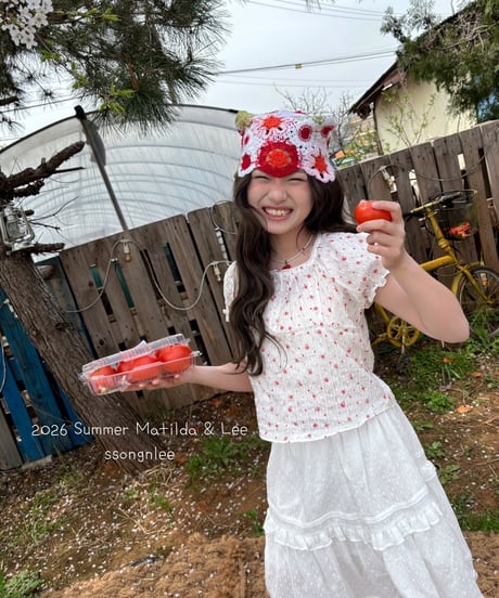 21[予約]matilda&lee rose blouse