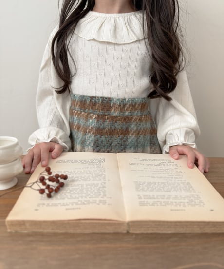 [即納]ROSETTE cocoa skirt