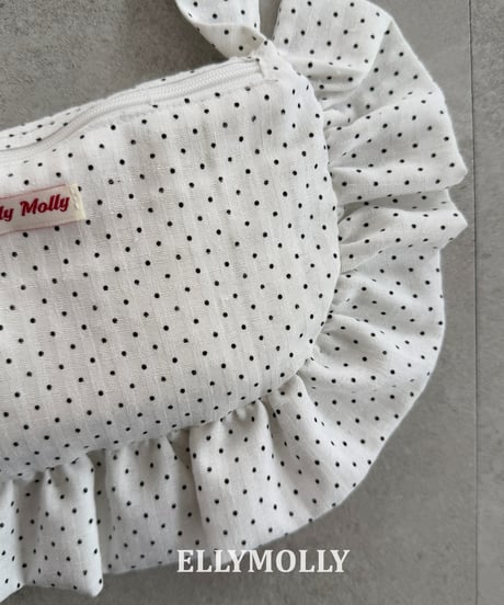 124[予約]ELLYMOLLY mini frill bag