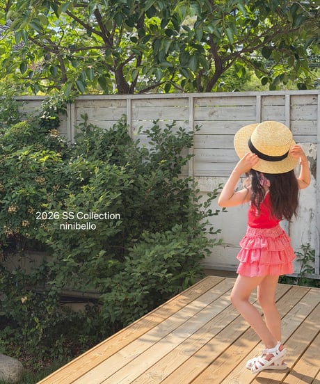83[予約]ninibello sweet tiered skirt