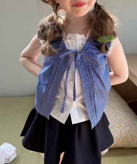 56[予約]aiai french layered blouse