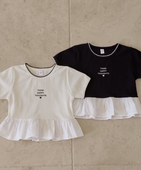 7[予約]momoann windy frill tee