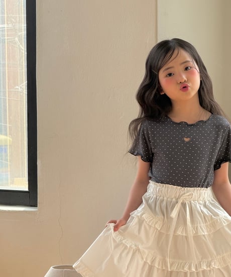 62[予約]ninibello peony cancan skirt