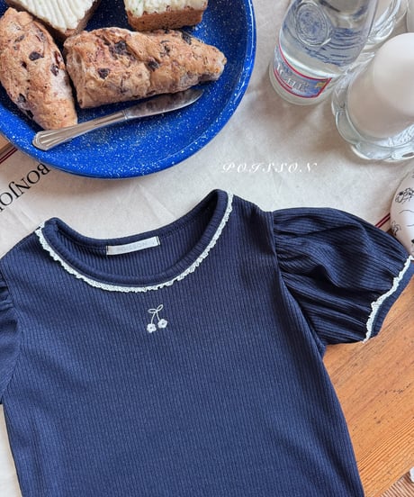 5[予約]poisson cherry puff tee