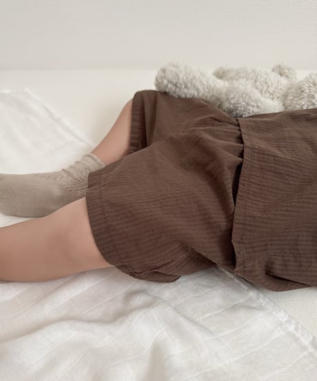 22[予約]mimi market linen short