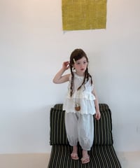 44[予約]aiai lace punching baggy pants
