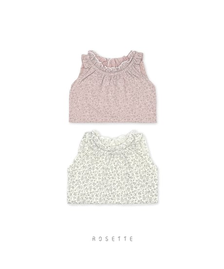 2[予約]ROSETTE arbel sleeveless t-shirt