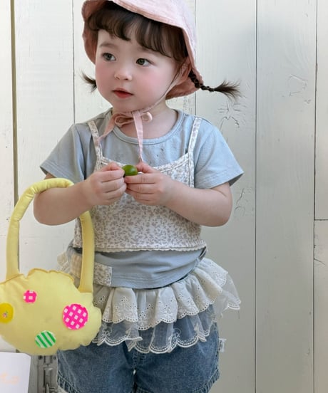 13[予約]mydaughter cozy flower tee