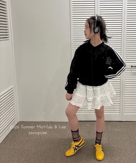 53[予約]matilda&lee two line mesh tee