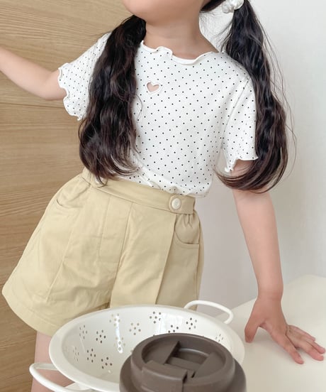 [即納]ninibello dot heart punching tee