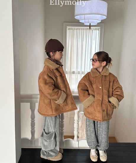 23[予約]ELLYMOLLY fuzzy hug jogger pants