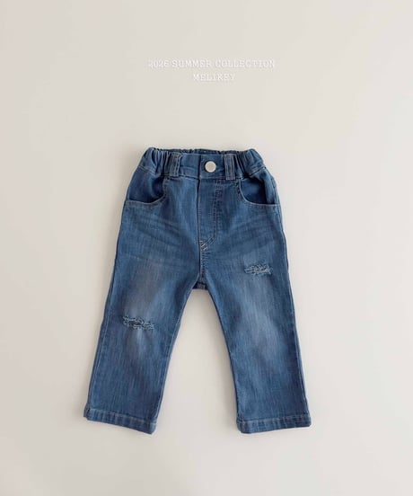 54[予約]melikey capri denim pants