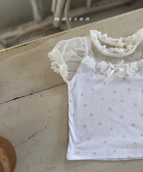 7[予約]marron yvonne t-shirt(XS-L)