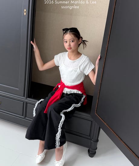 8[予約]matilda&lee summer frill tee