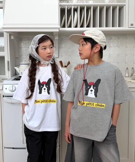 41[予約]matilda&lee petit dog tee
