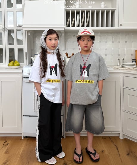 41[予約]matilda&lee petit dog tee