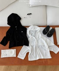 90[予約]matilda&lee summer hooded cardigan