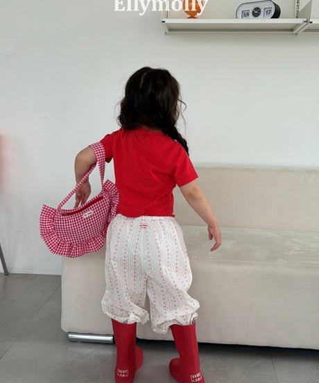 124[予約]ELLYMOLLY mini frill bag
