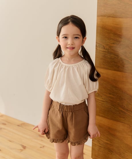 4[予約]mon Atelier shirring t