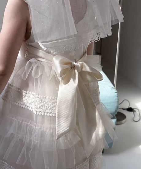 5[予約]aiai white veil princess dress