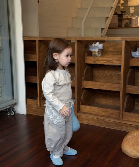 10[予約]mydaughter freach lace flared pants