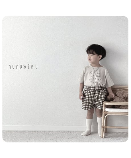 68[予約]nunubiel smile t-shirt