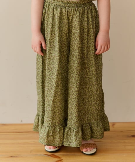 20[予約]mon Atelier flora frill pants