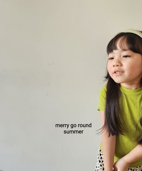 12[予約]merry go round soft short sleeve tee