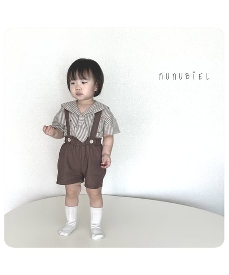 37[予約]nunubiel cool suspender pants