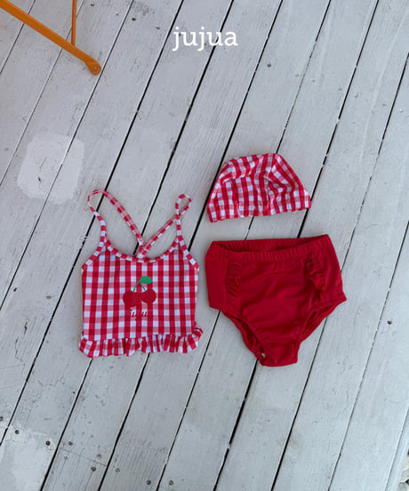 21[予約]jujua cherry swimwear(hat set)